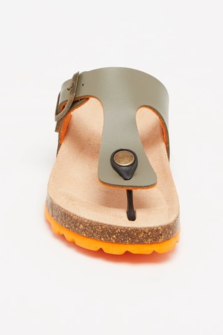 Tongs - Kaki - Vert