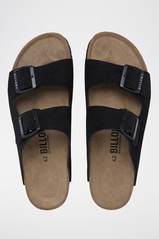 Mules en cuir - Noir - Noir