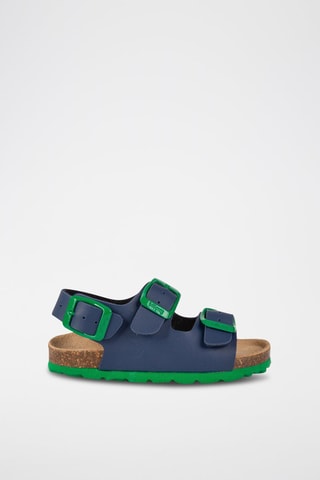 Sandales Rosso Bleu marine - Bleu et vert