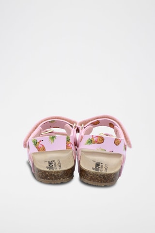 Sandales Rosso Rose - Vert, orange et rose