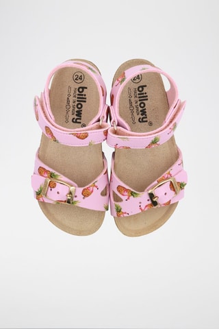 Sandales Rosso Rose - Vert, orange et rose