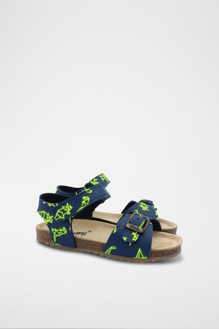 Sandales Rosso Bleu marine - Bleu et vert