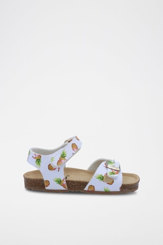 Sandales Rosso - Blanc - Blanc, vert et orange