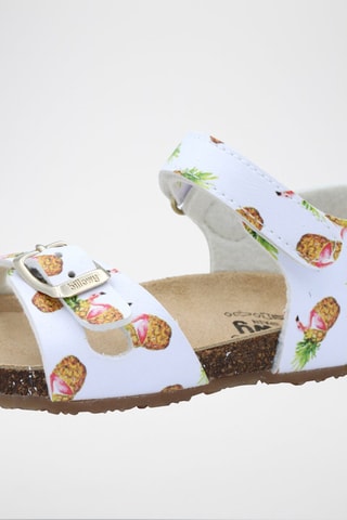Sandales Rosso - Blanc - Blanc, vert et orange
