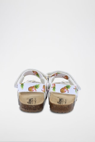 Sandales Rosso - Blanc - Blanc, vert et orange