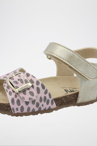 Sandales Rosso - Noir, beige et rose