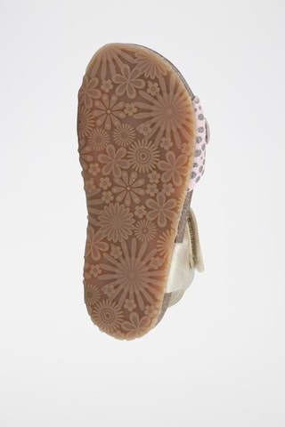 Sandales Rosso - Noir, beige et rose