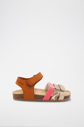 Sandales Rosso - Marron, rouge, doré, blanc et gris