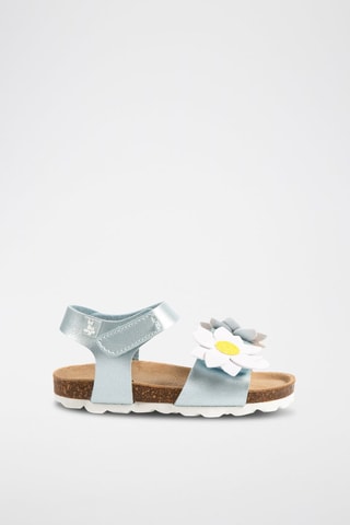 Sandales - Blanc, jaune et bleu