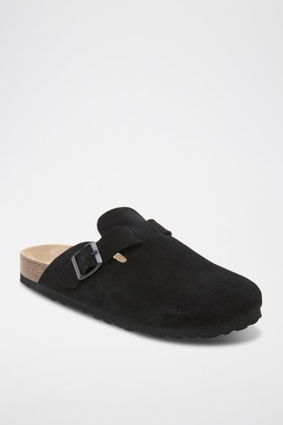 Sabots en cuir - Noir - Noir