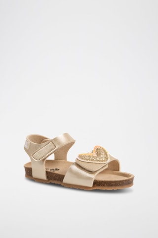 Sandales Doré - Blanc, orange et doré