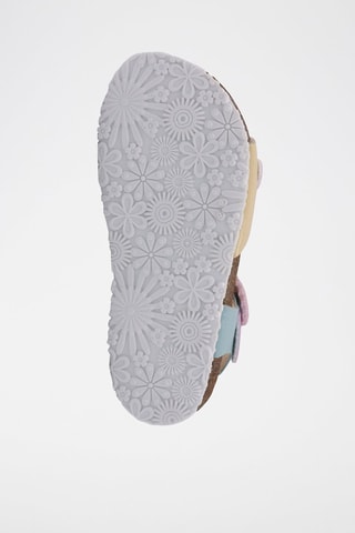 Sandales vernies Rosso Rose - Bleu, jaune et rose
