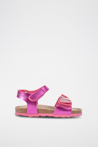 Sandales Rosso Fuchsia - Violet, rose, doré, argenté et gris