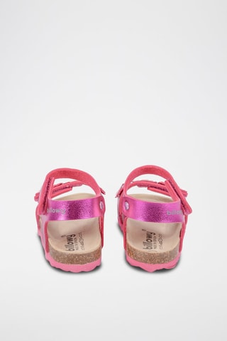 Sandales Rosso Fuchsia - Violet, rose, doré, argenté et gris