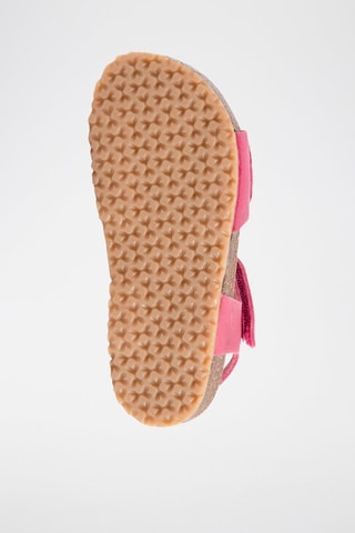 Sandales en nubuck - Violet et argenté
