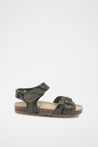 Sandales Rosso - Noir et vert
