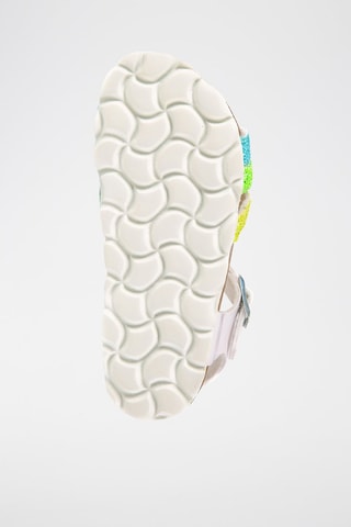 Sandales vernies Rosso - Blanc, bleu et vert