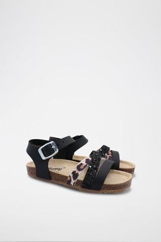 Sandales Rosso - Beige et noir