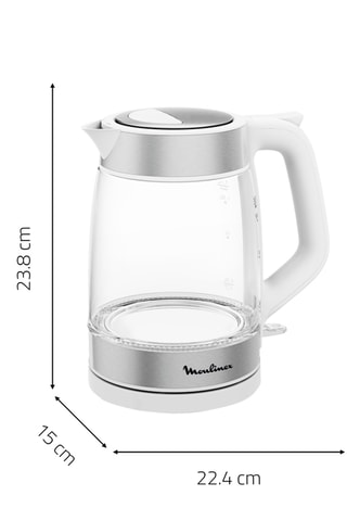 Bouilloire électrique - 1,7 l - 2200 W - Transparent