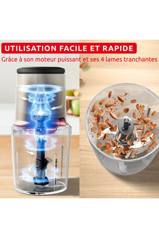 Hachoir électrique Easy Press - 500 ml - 600 W
