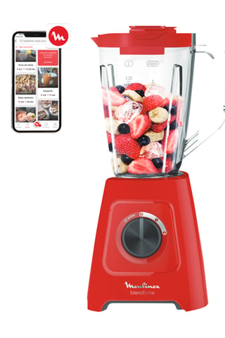 Blender en acier inoxydable Blendforce - 2 l - 600 W - Rouge