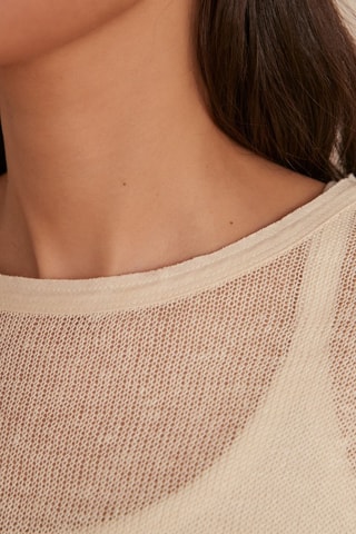 Jersey de lino - Crudo