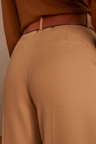 Pantalón ancho - Camel