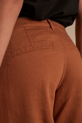 Pantalón ancho - Marrón