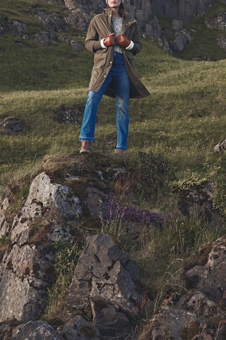 Parka con capucha - Verde