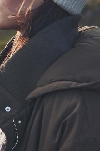 Parka con capucha - Verde