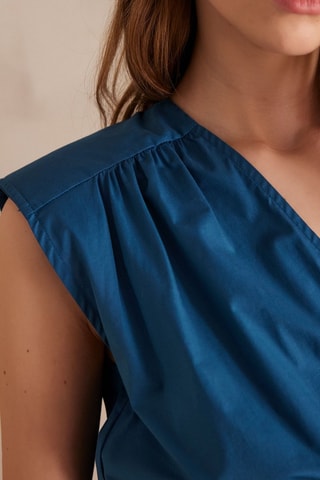 Crop top - Azul petróleo