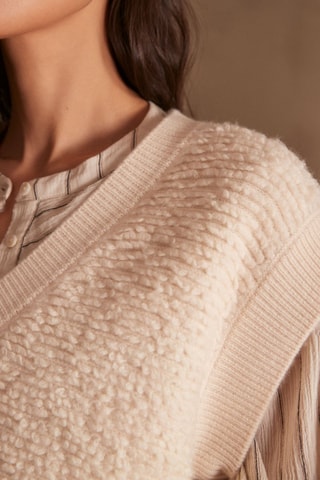 Top de lana - Beige