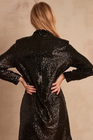 Vestido recto - Negro
