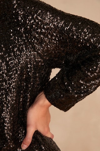 Vestido recto - Negro