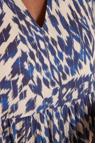 Vestido evasé - Azul rey