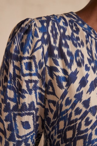 Vestido evasé - Azul rey