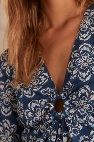 Vestido midi - Azul