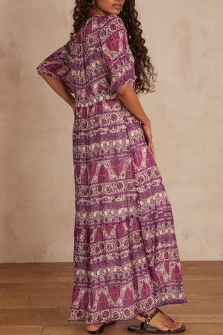 Vestido largo - Fucsia