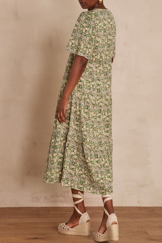 Vestido recto - Verde oscuro
