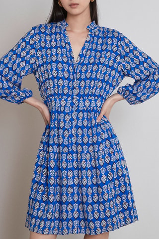 Vestido evasé Garola - Azul - Maison 123