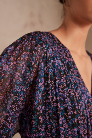 Vestido evasé - Violeta