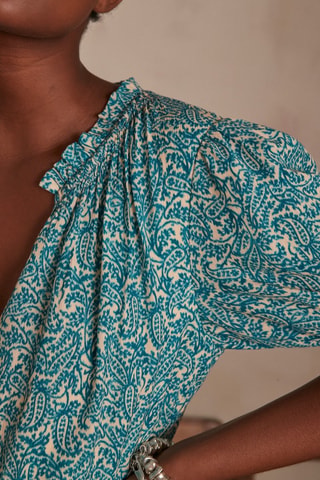 Vestido largo - Turquesa