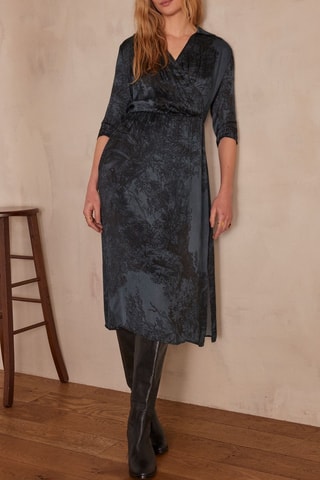 Vestido evasé - Antracita