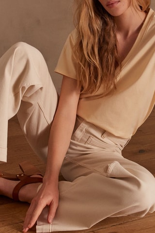 Camiseta - Beige