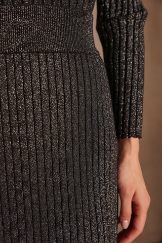 Falda midi - Negro