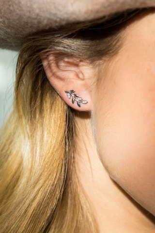 Boucles d'oreilles Sanya - Or blanc et diamants