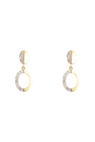 Boucles d'oreilles Berava - Or jaune et diamants