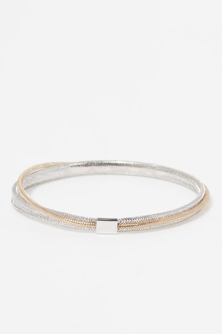 Bracelet Matera - 
Or blanc et or jaune