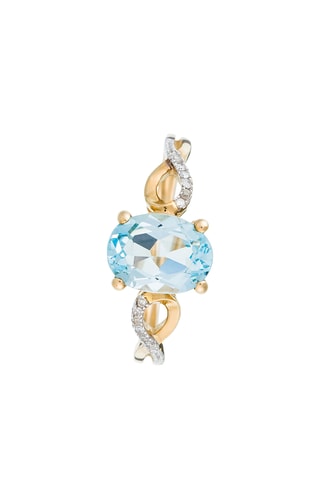 Bague Tobago - Or jaune, topaze et diamants