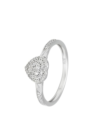 Bague Mon amour - 
Or blanc et diamants
